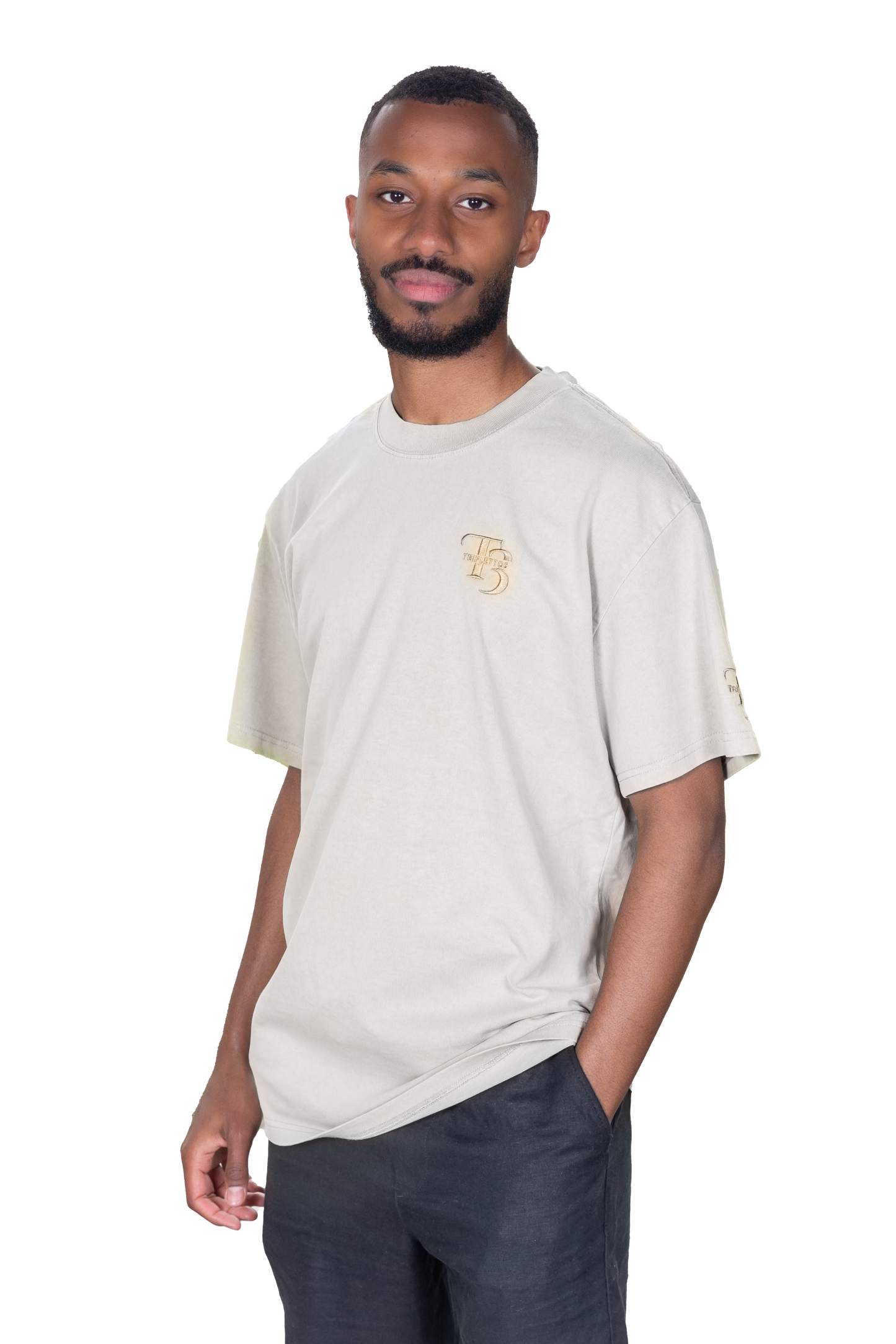 TripleBarcelona oversized faded t-shirt