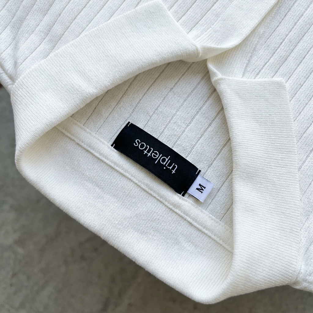 Men's V-Neck Knit Polo